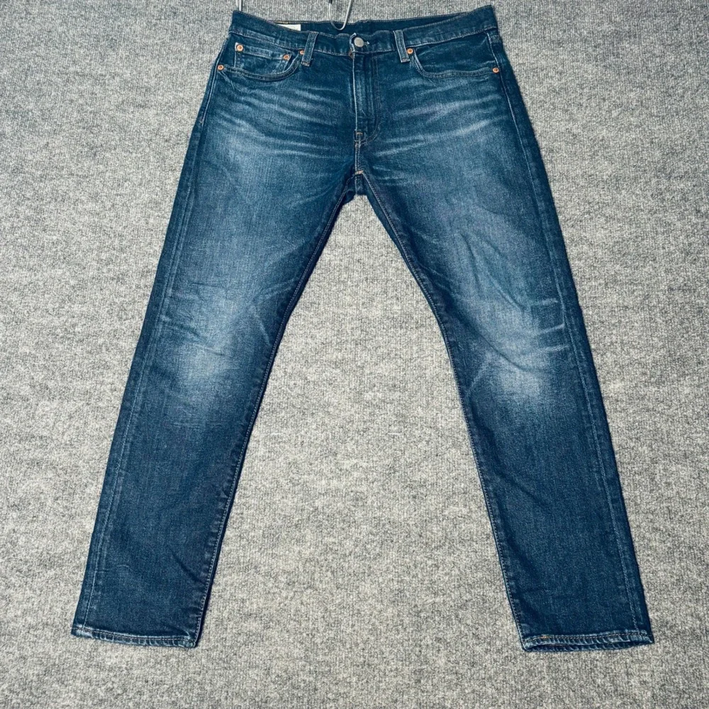 Levis 512 original Red Tab‎ Slim Taper Jeans Mens 32x30 Dark Blue Premium Denim